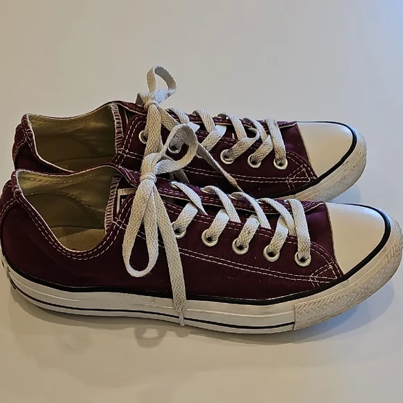 Converse All Stars Burgans Sneakers Shoes Women's Size 9 Men's Size 7 - Picture 3 of 9